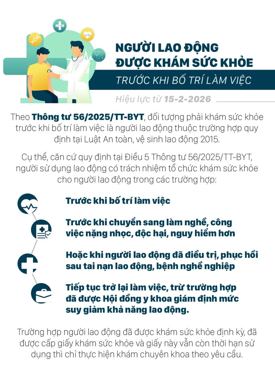 Những chính sách nổi bật, có hiệu lực từ tháng 2-2026