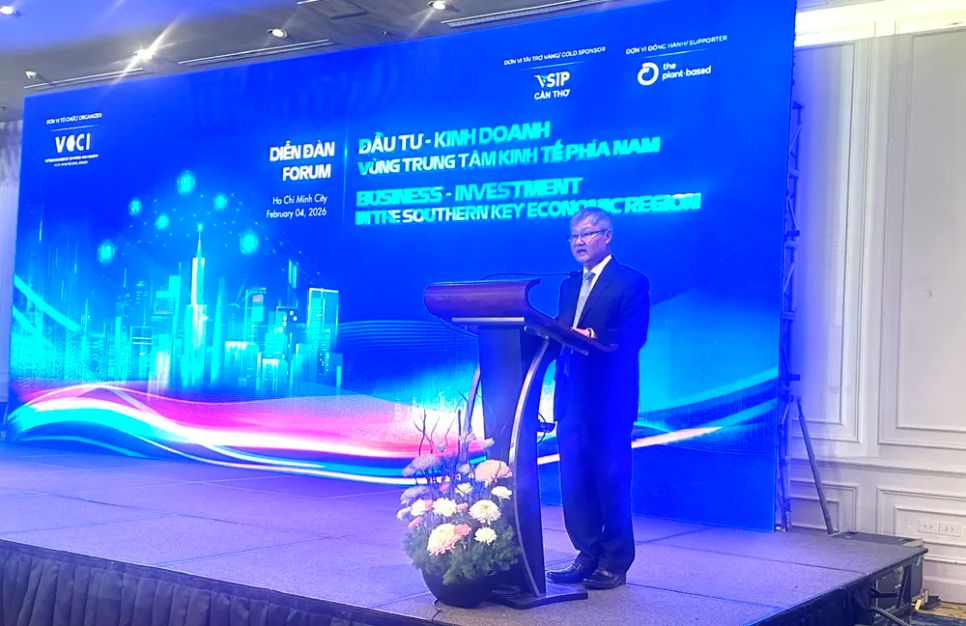 Ông Võ Tân Thành, Phó Chủ tịch VCCI phát biểu tại hội thảo