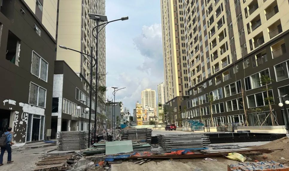 Dự án nhà ở xã hội ở 324 Lý Thường Kiệt. Ảnh: THANH HIỀN Dự án nhà ở xã hội ở 324 Lý Thường Kiệt. Ảnh: THANH HIỀN