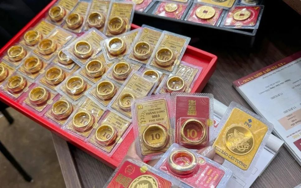 Vàng miếng quay đầu giảm giá sau 2 phiên hồi phục