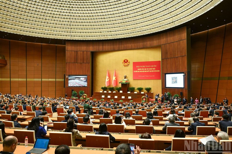 Hơn 1,9 triệu đại biểu tham dự Hội nghị toàn quốc nghiên cứu, học tập, quán triệt và triển khai thực hiện Nghị quyết Đại hội XIV của Đảng