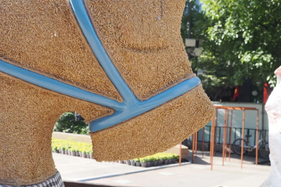 Các mẫu linh vật Ngọ với nhiều hình dáng, màu sắc và phong cách tạo hình khác nhau được bố trí dọc tuyến tham quan, tạo không gian sinh động tại <span style=