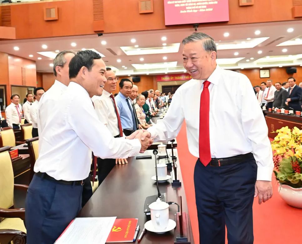 Tổng Bí thư Tô Lâm thăm, chúc tết Đảng bộ, chính quyền và nhân dân TPHCM
