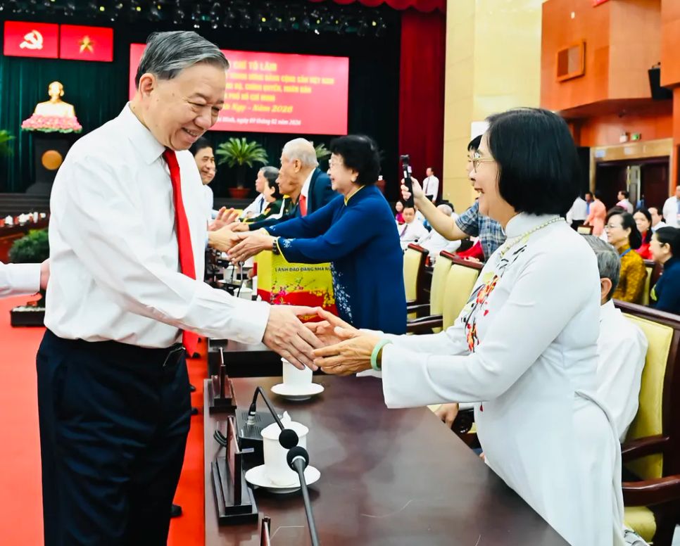 Tổng Bí thư Tô Lâm thăm, chúc tết Đảng bộ, chính quyền và nhân dân TPHCM