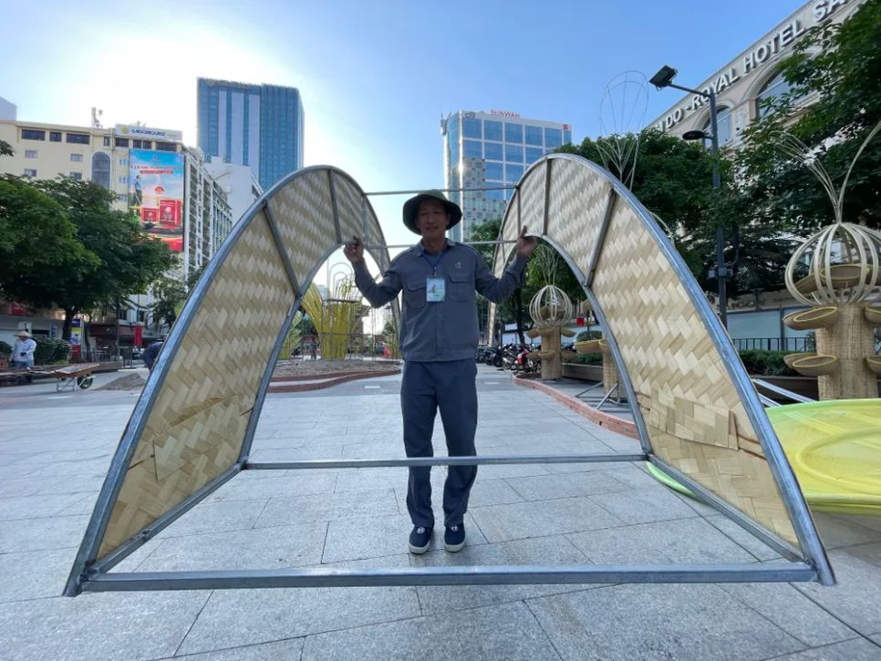 Đường hoa Nguyễn Huệ nước rút hoàn thiện trước ngày khai mạc