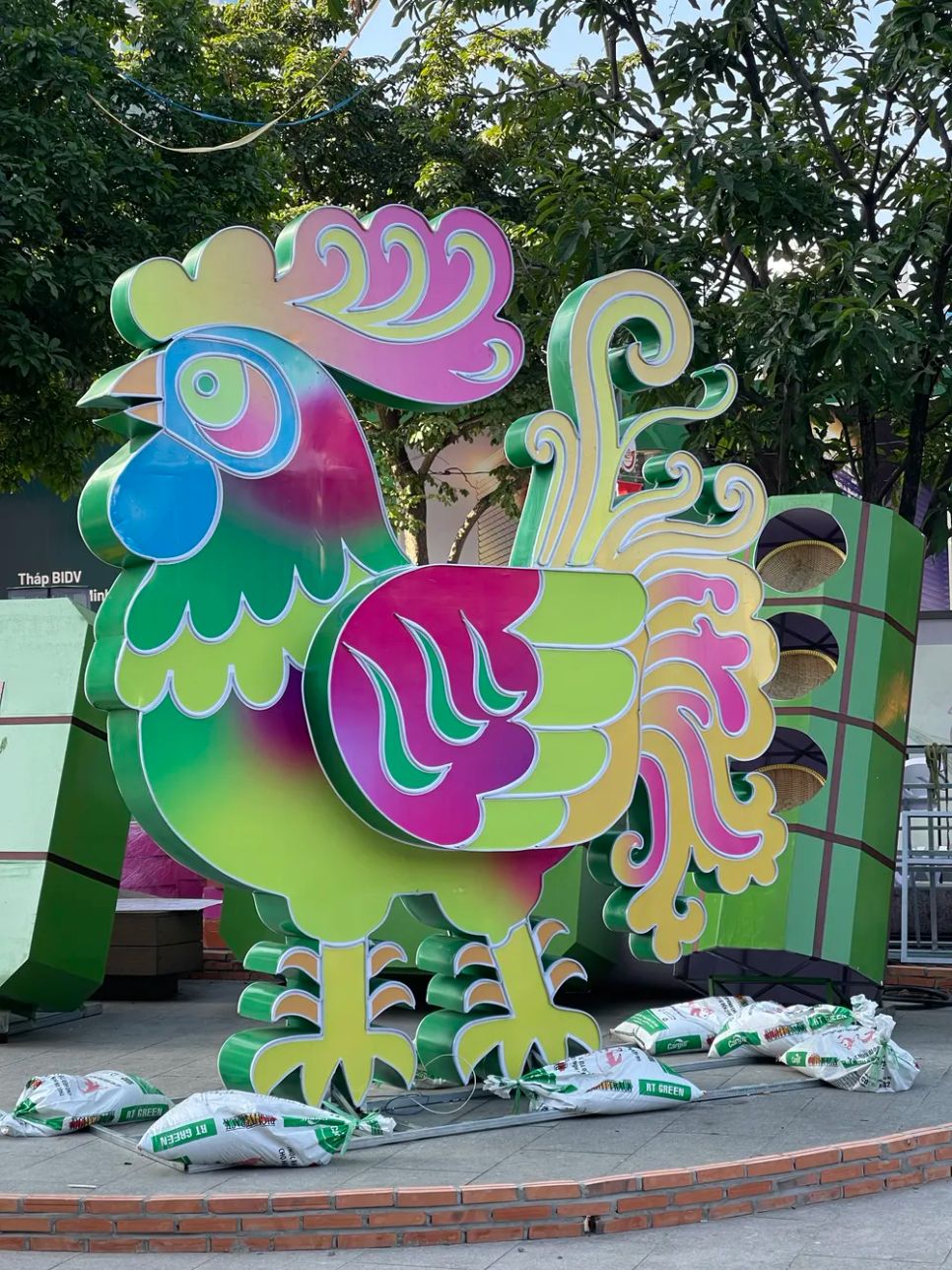 Đường hoa Nguyễn Huệ nước rút hoàn thiện trước ngày khai mạc