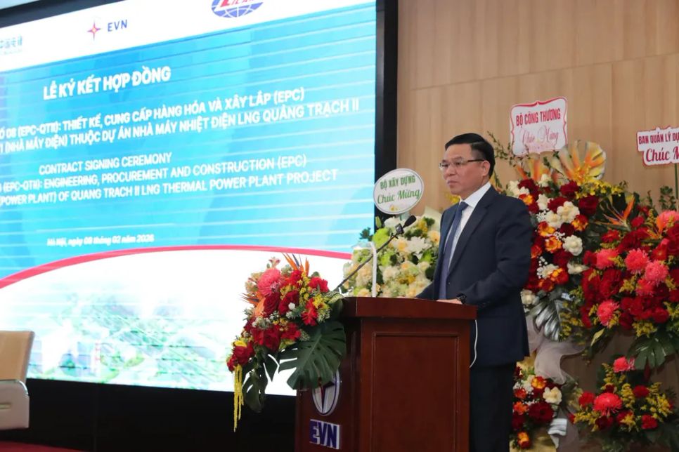 Quyền Bộ trưởng Bộ Công thương Lê Mạnh Hùng phát biểu