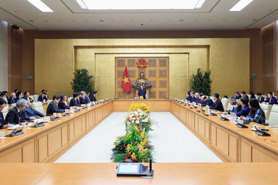 Thủ tướng Phạm Minh Chính làm việc với đoàn các doanh nghiệp Nhật Bản