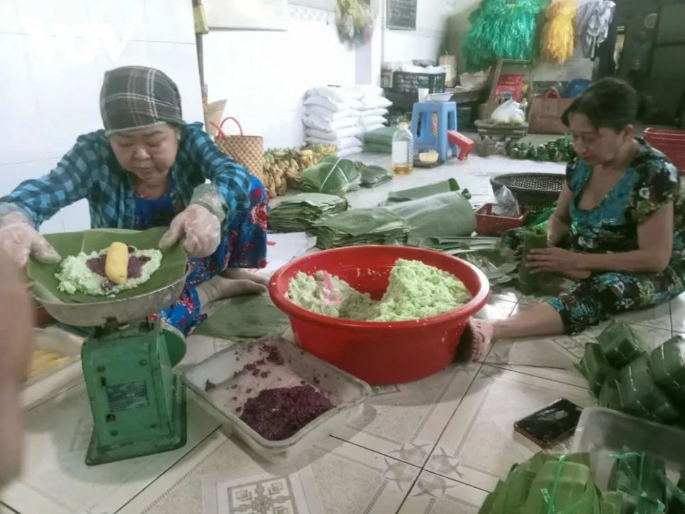 Làng nghề bánh, bún, hủ tiếu Mỹ Phong nhộn nhịp vào Xuân