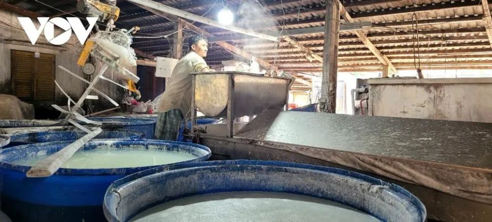 Làng nghề bánh, bún, hủ tiếu Mỹ Phong nhộn nhịp vào Xuân