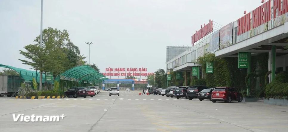 Trạm dừng nghỉ Xuân Khiêm. (Ảnh: Việt Hùng/Vietnam+)