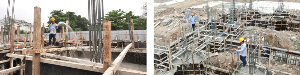 Hối hả trên những công trình xây trường học mới