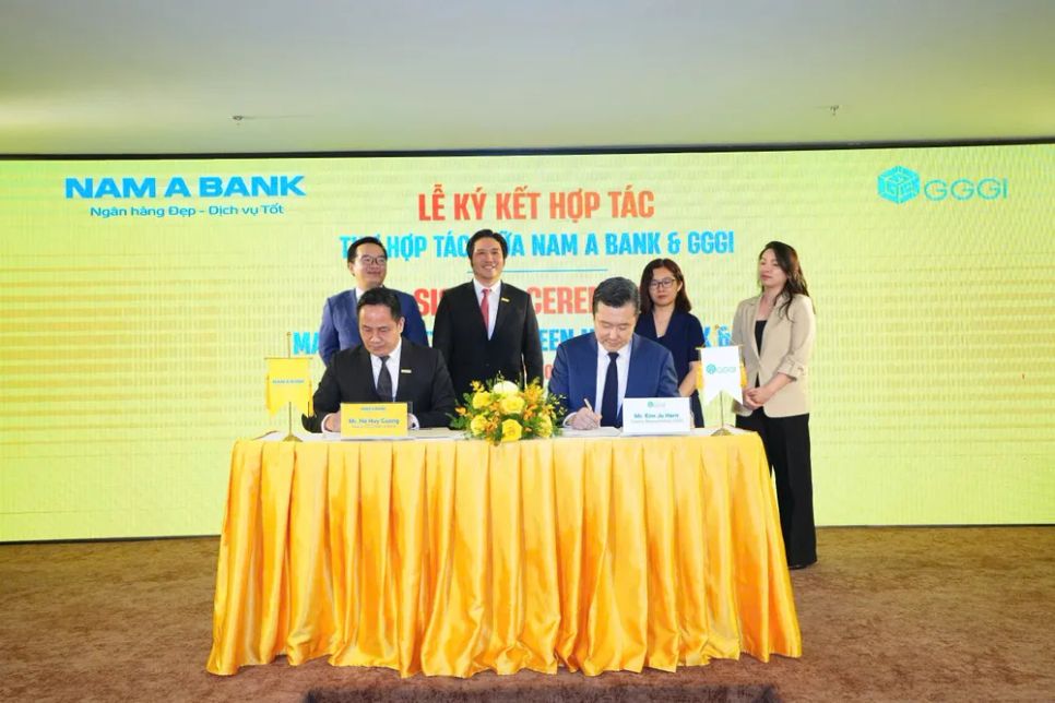 Nam A Bank và GGGI ký kết hợp tác