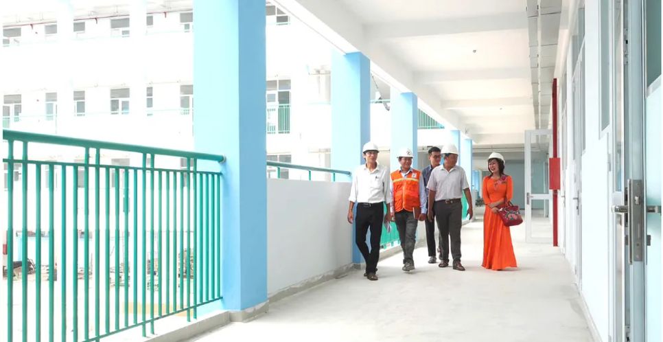 Hối hả trên những công trình xây trường học mới