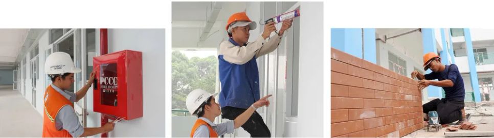 Hối hả trên những công trình xây trường học mới