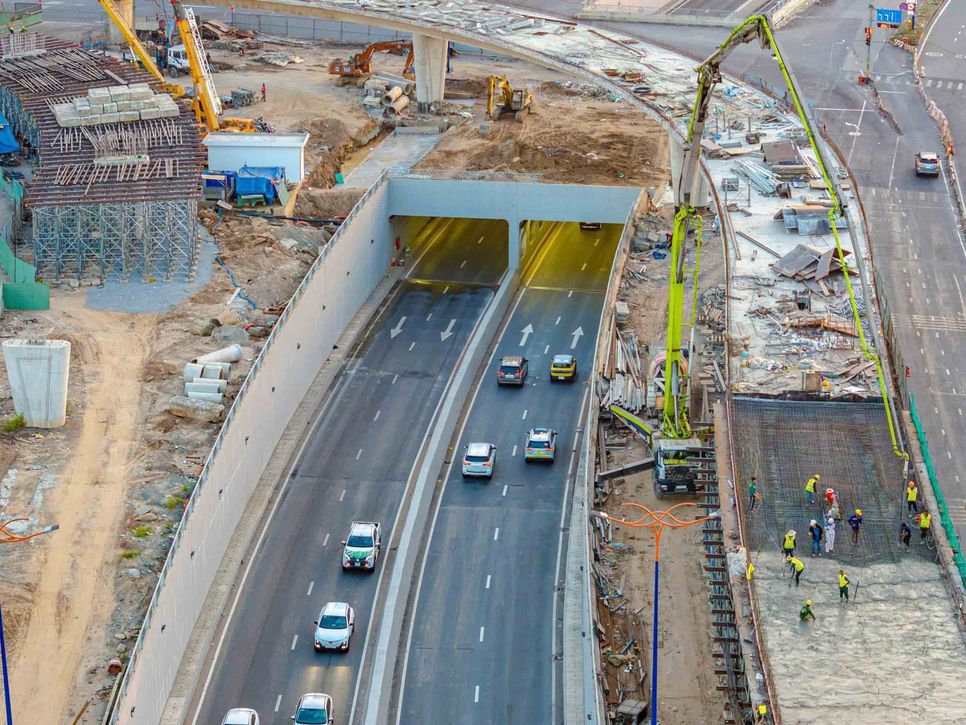 Dự án nút giao An Phú. Ảnh: Bùi Quốc Hoàng