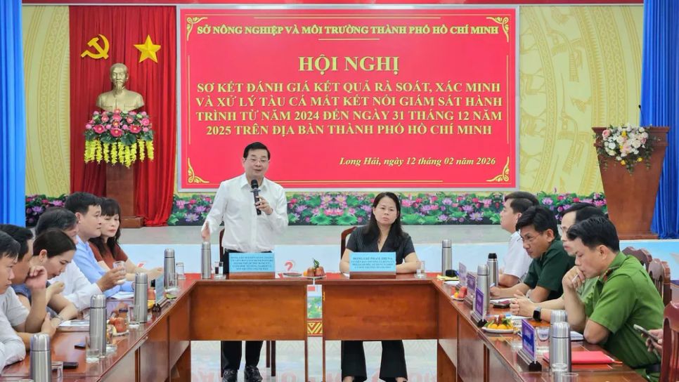 Giám đốc Sở NN-MT TPHCM Nguyễn Toàn Thắng phát biểu tại hội nghị