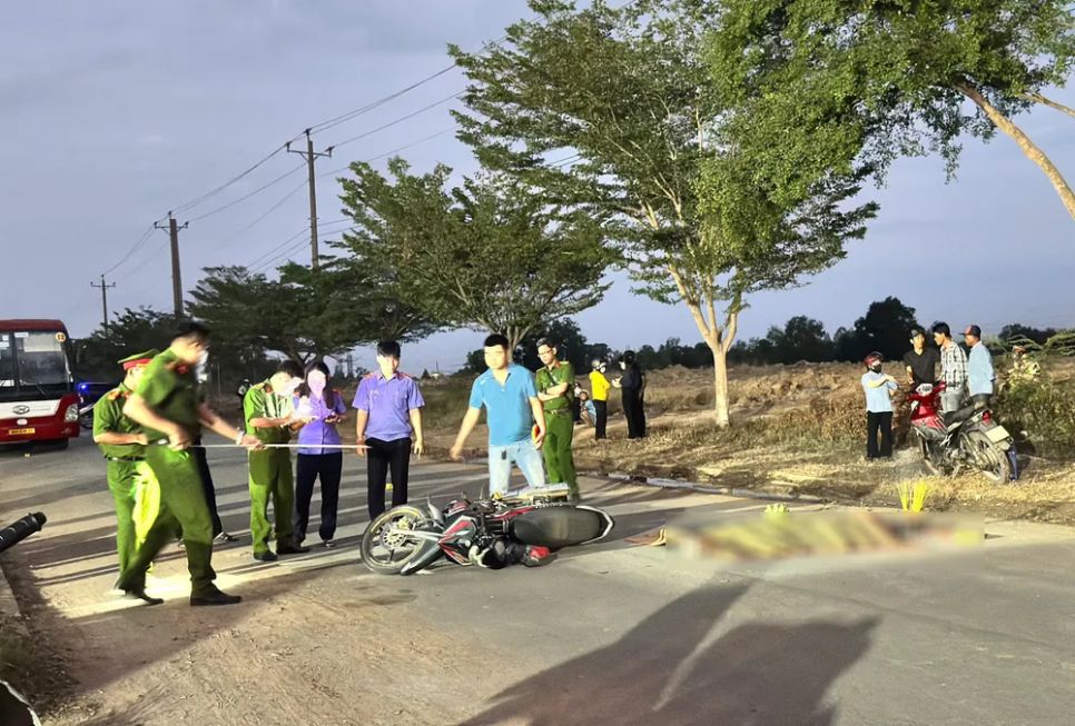 Hiện trường vụ tai nạn