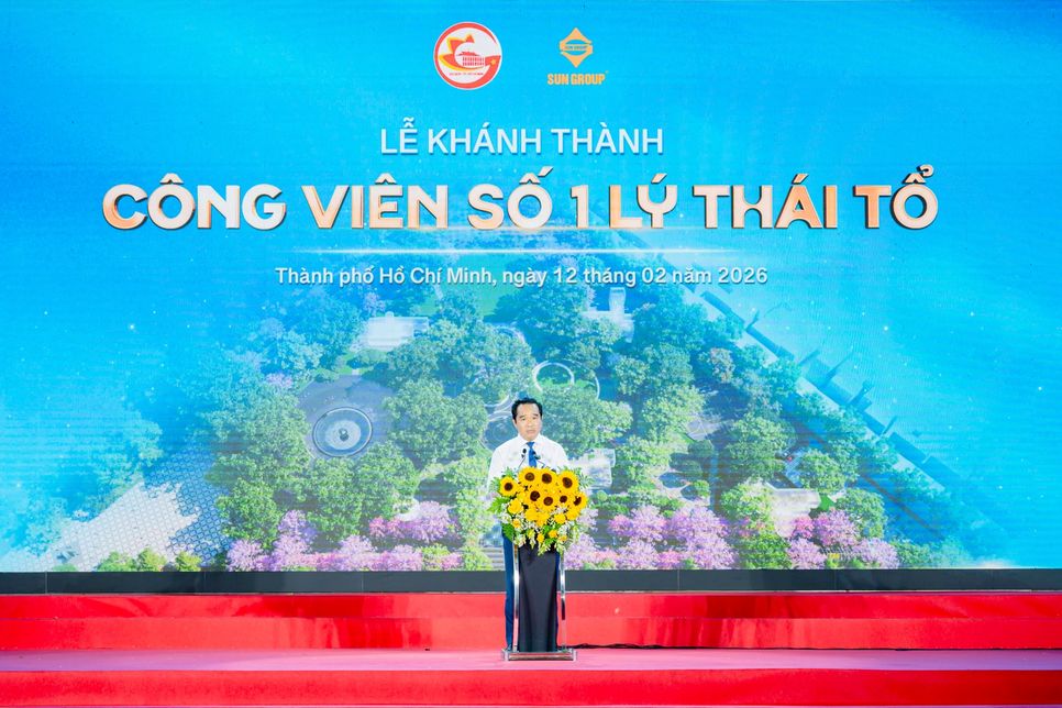 Chủ tịch UBND TP.HCM Nguyễn Văn Được cho rằng Công viên mang trong mình ba thông điệp lớn