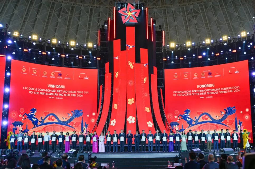 Các đơn vị, tổ chức, doanh nghiệp đã được vinh danh tại Hội chợ Mùa Xuân lần thứ nhất năm 2026