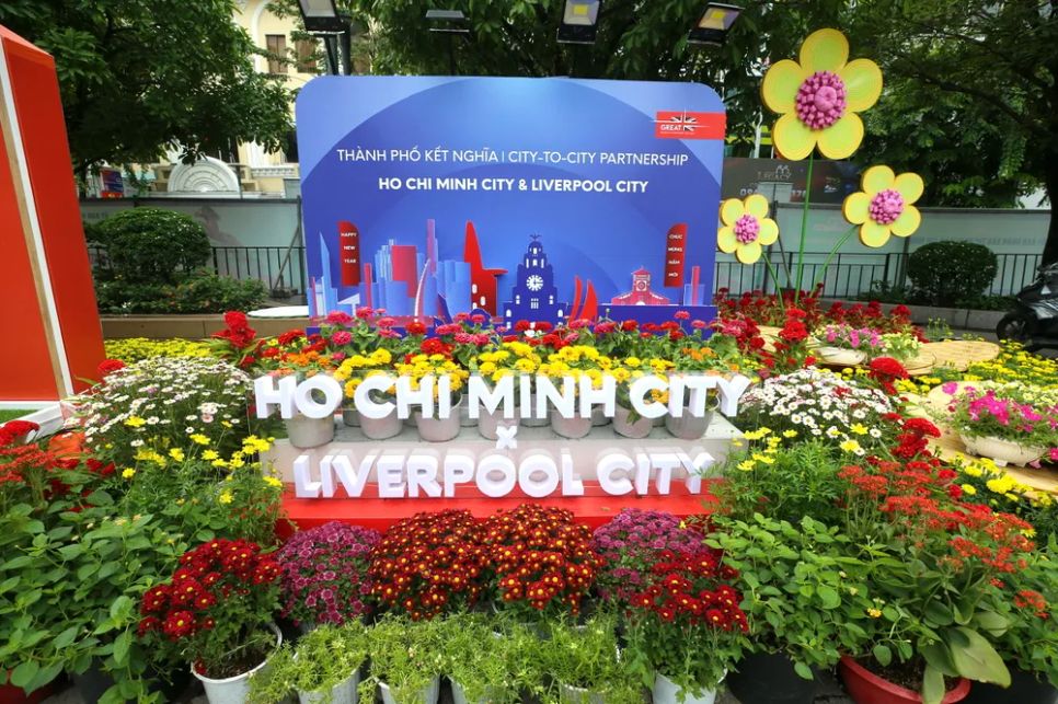 Rực rỡ sắc hoa trên Đường hoa Nguyễn Huệ Tết Bính Ngọ 2026. Ảnh: DŨNG PHƯƠNG