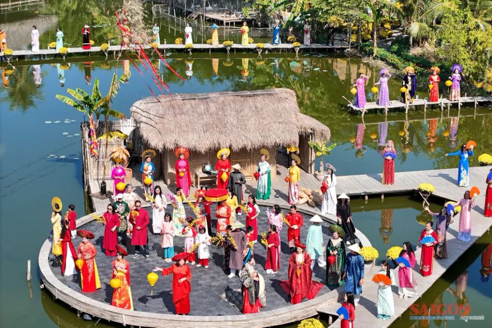 Không gian tết xưa thu hút giới trẻ