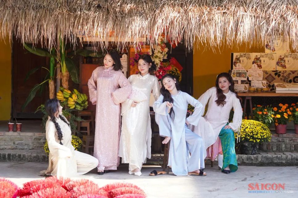 Không gian tết xưa thu hút giới trẻ