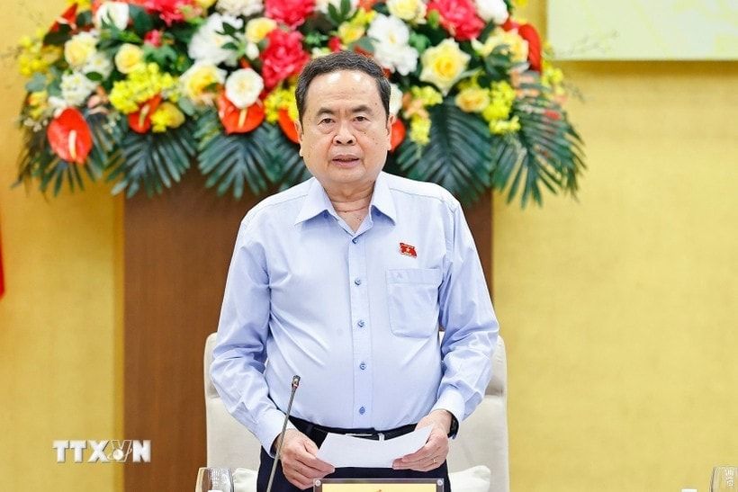 Chủ tịch Quốc hội Trần Thanh Mẫn, Chủ tịch Hội đồng Bầu cử quốc gia. Ảnh: TTXVN Chủ tịch Quốc hội Trần Thanh Mẫn, Chủ tịch Hội đồng Bầu cử quốc gia. Ảnh: TTXVN