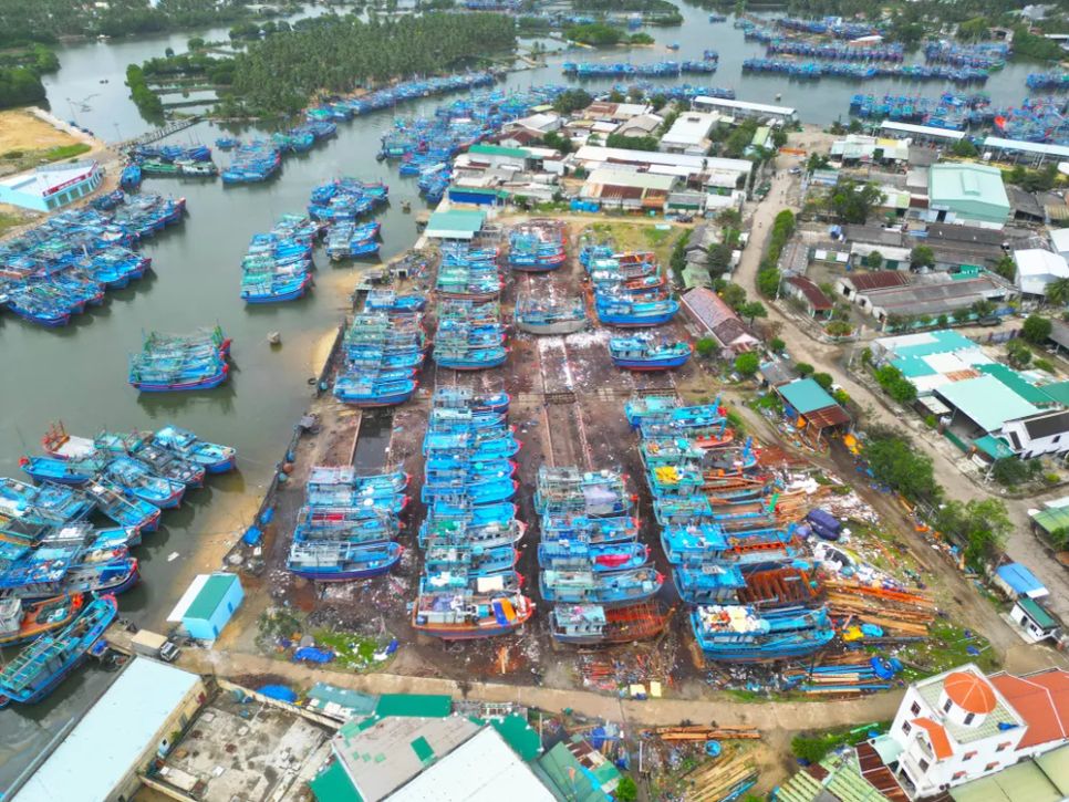 Hiện, xưởng đóng tàu Tam Quan giữ vai trò nơi tân trang, cải hoán, nâng cấp các tàu cá xa bờ của Hoài Nhơn