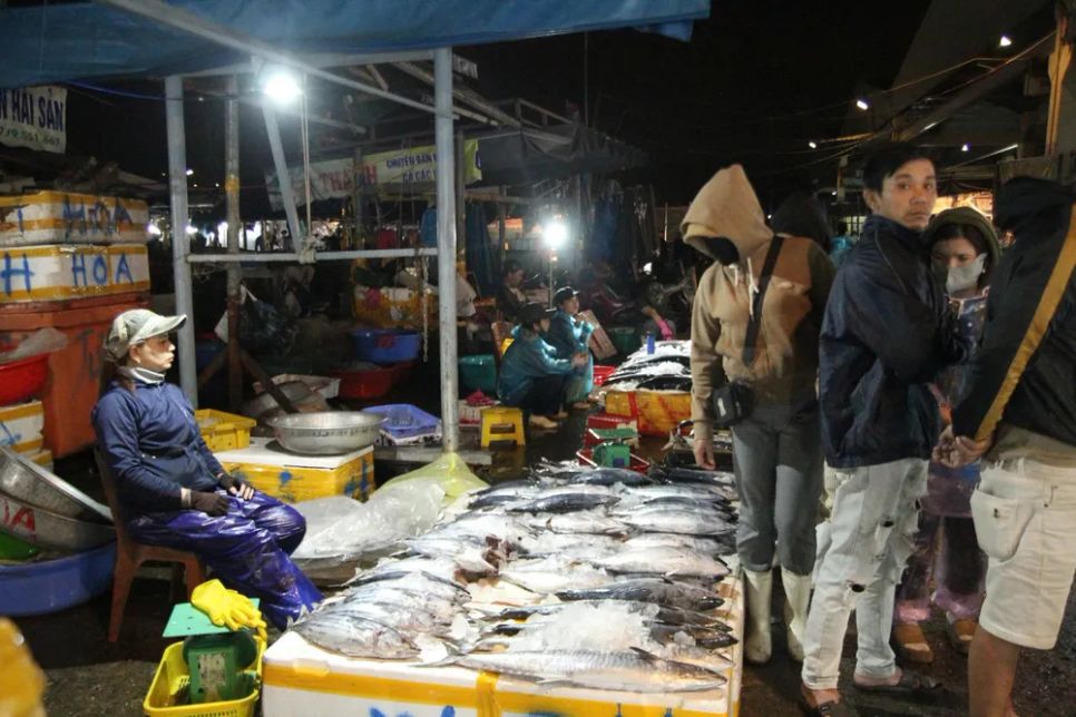 Niềm vui trên những chuyến biển 'tất niên' tại cảng cá Thọ Quang