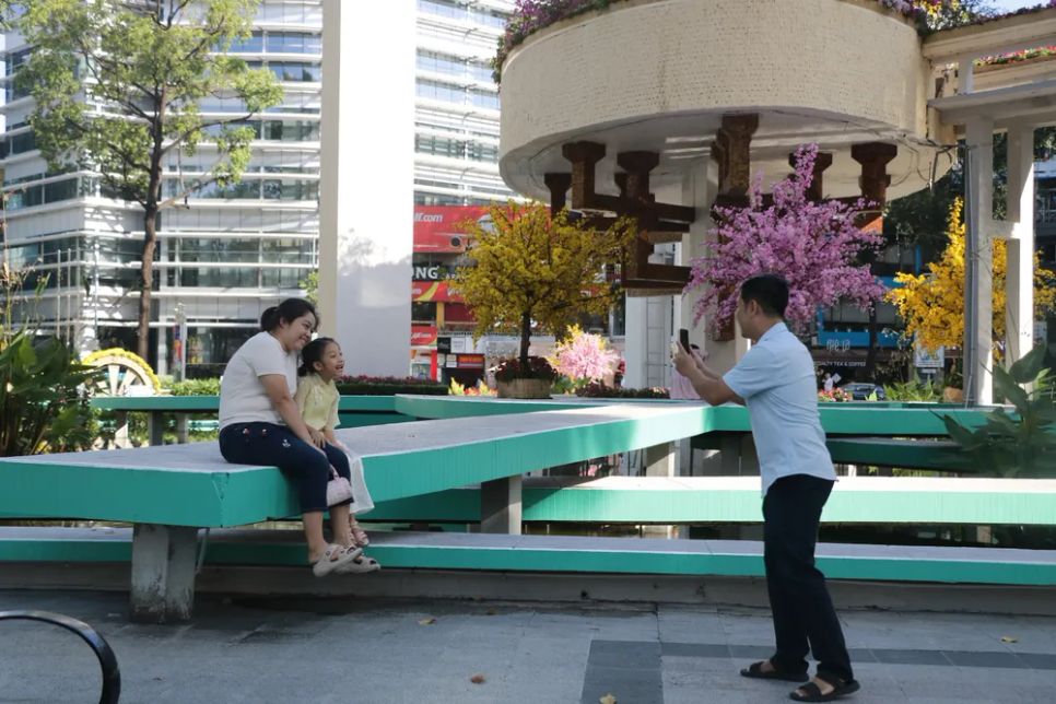 Khu vực hồ Con Rùa. Ảnh: TIỂU TÂN Khu vực hồ Con Rùa. Ảnh: TIỂU TÂN