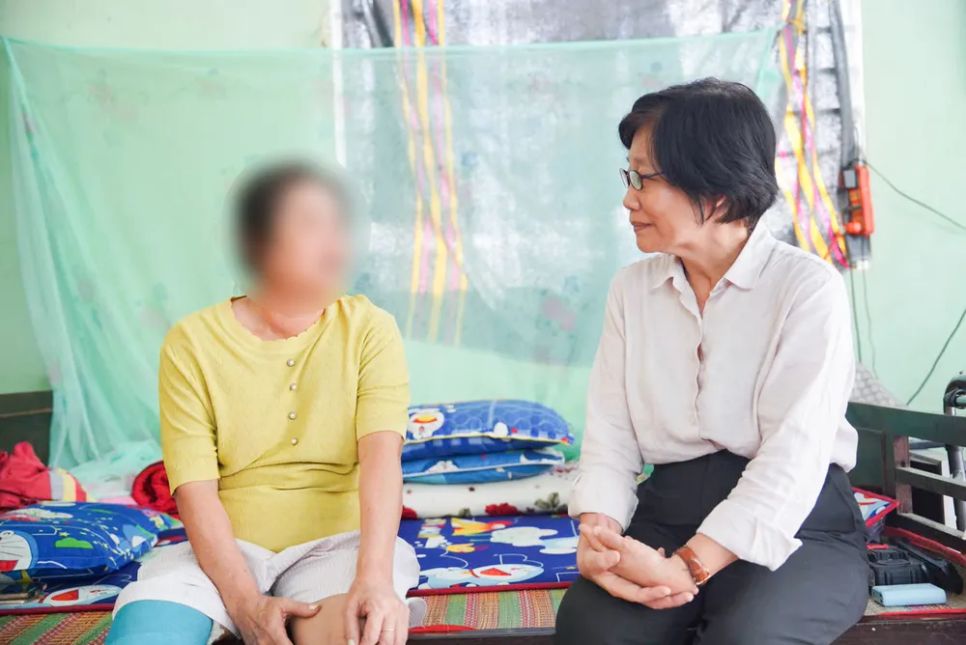 TS-BS Dư Thị Ngọc Thu, Bệnh viện Chợ Rẫy thăm hỏi vợ của người hiến tạng