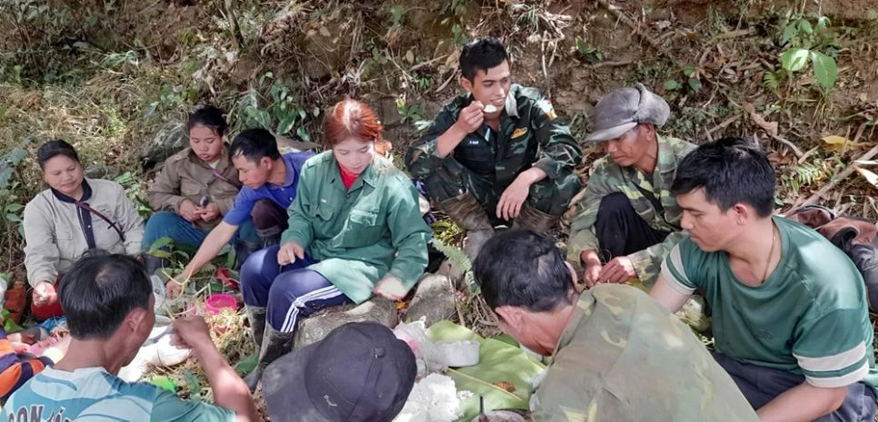 Ăn trưa tại rừng