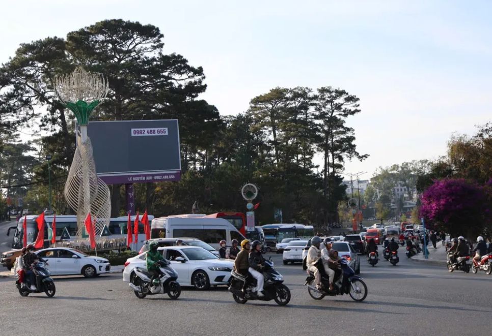 Đà Lạt hút du khách dịp đầu năm