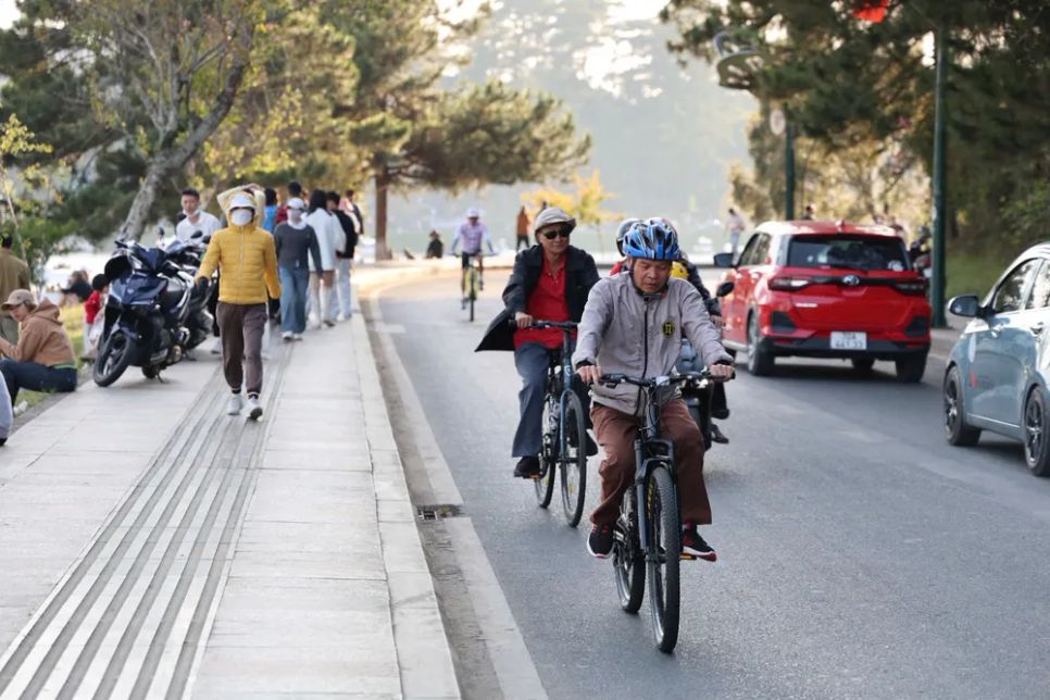 Đà Lạt hút du khách dịp đầu năm