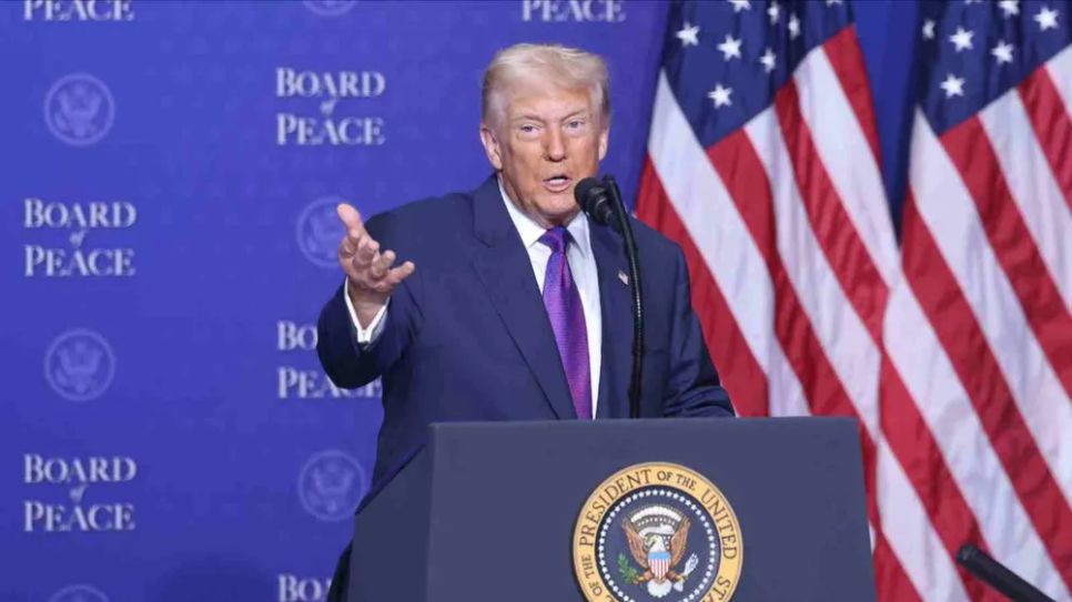 Tổng thống Mỹ Donald Trump, Chủ tịch Sáng lập Hội đồng Hòa bình về Gaza phát biểu tại Phiên khai mạc Hội đồng Hoà bình về Gaza. Ảnh: TTXVN Tổng thống Mỹ Donald Trump, Chủ tịch Sáng lập Hội đồng Hòa bình về Gaza phát biểu tại Phiên khai mạc Hội đồng Hoà bình về Gaza. Ảnh: TTXVN