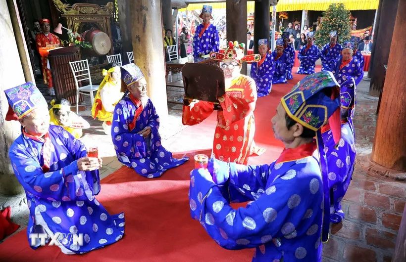 Lễ khai chỉ tại Lễ hội chùa Keo mùa Xuân năm Bính Ngọ 2026. (Ảnh: Thế Duyệt/TTXVN) Lễ khai chỉ tại Lễ hội chùa Keo mùa Xuân năm Bính Ngọ 2026. (Ảnh: Thế Duyệt/TTXVN)