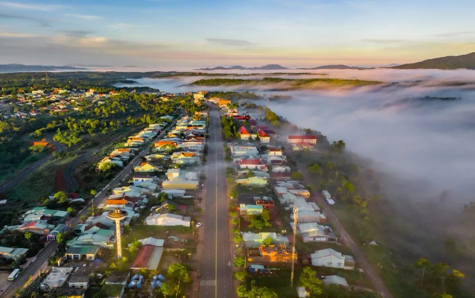 Những tầng mây bao phủ