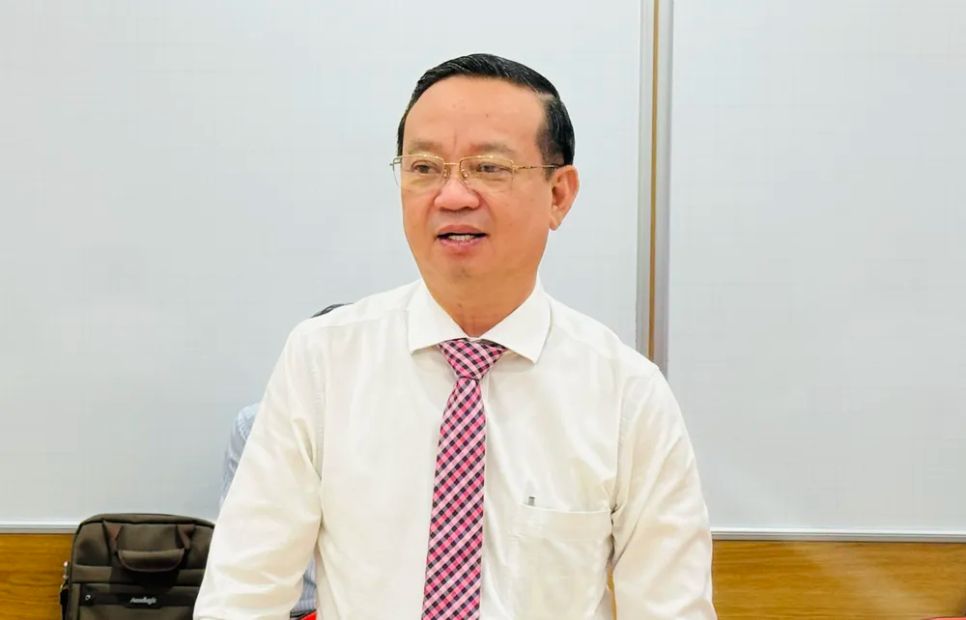 Phó Chủ tịch UBND TPHCM Bùi Minh Thạnh phát biểu tại buổi làm việc với TBS Group. Ảnh: ĐÌNH DƯ