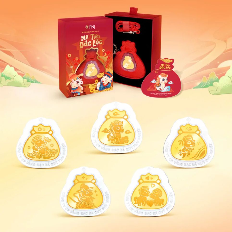 PNJ giới thiệu sản phẩm “Mã Tiến Đắc Lộc”.