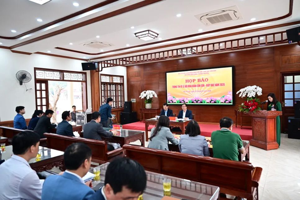 Chiều 25-2, lãnh đạo TP Hải Phòng và Sở VH-TT-DL đã chủ trì họp báo trước ngày khai hội