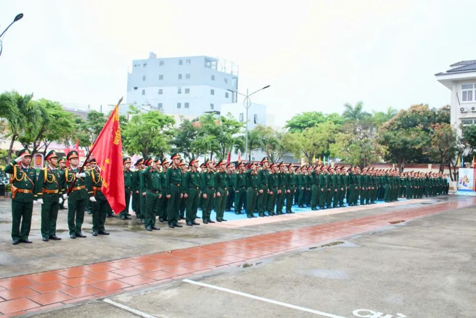 Quang cảnh Lễ ra quân huấn luyện năm 2026 của Cục Chính trị Quân khu 5