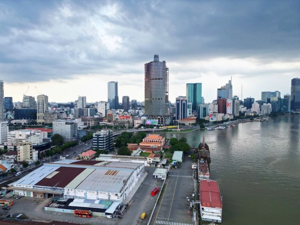 Khu vực dự kiến làm Công viên Cảng Nhà Rồng - Khánh Hội. Ảnh: Lê Vũ