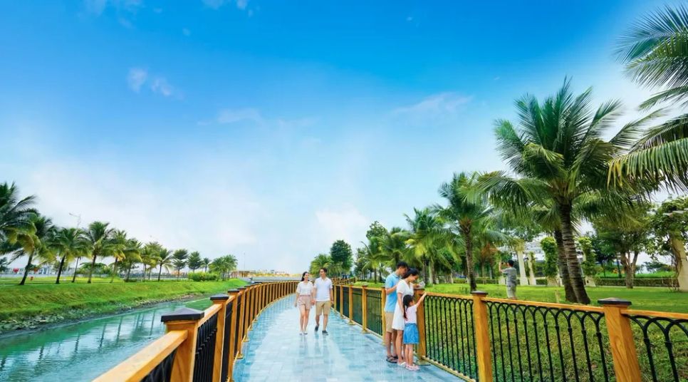 60% diện tích tại Van Phuc City dành cho mảng xanh và mặt nước