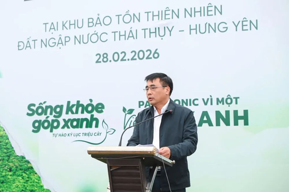 Thứ trưởng Bộ NN-MT Nguyễn Quốc Trị phát biểu Thứ trưởng Bộ NN-MT Nguyễn Quốc Trị phát biểu