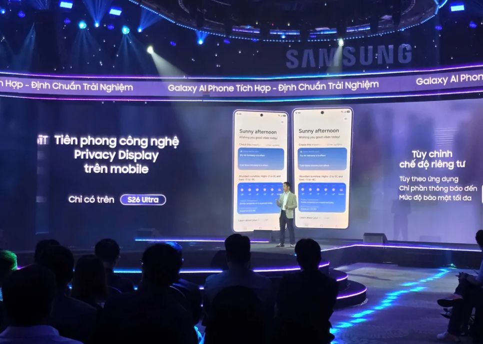 Samsung ra mắt Galaxy S26 series trang bị AI mới nhất