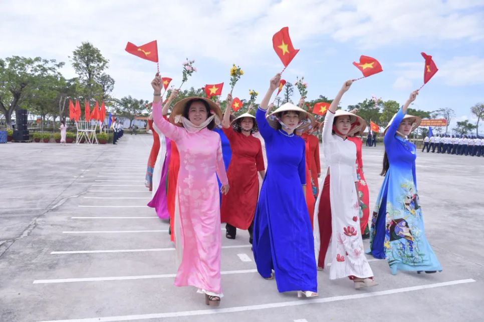 Các lực lượng tham gia duyệt binh tại buổi lễ ra quân Các lực lượng tham gia duyệt binh tại buổi lễ ra quân