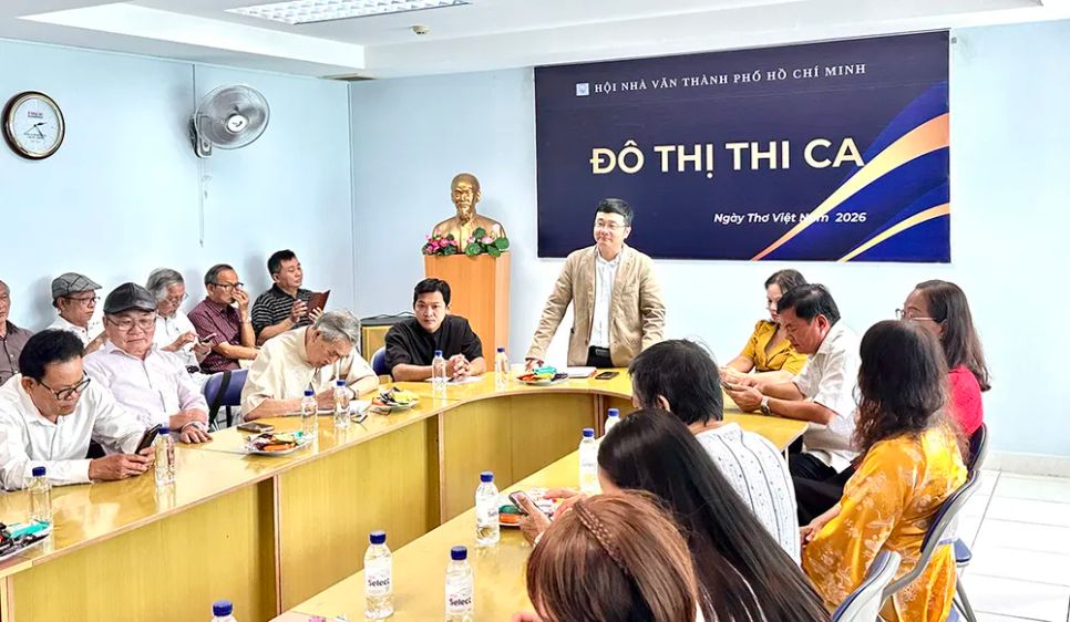 Tọa đàm “Đô thị thi ca” mở đầu cho chuỗi hoạt động Ngày thơ Việt Nam 2026 tại TPHCM Tọa đàm “Đô thị thi ca” mở đầu cho chuỗi hoạt động Ngày thơ Việt Nam 2026 tại TPHCM