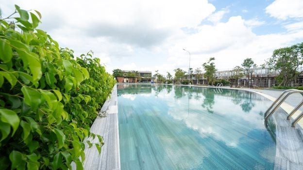 Hồ bơi tại dự án K-Home New City. Hồ bơi tại dự án K-Home New City.