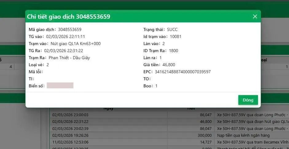 Hơn 10.000 giao dịch sau 10 giờ thu phí 5 đoạn đường cao tốc Bắc - Nam Hơn 10.000 giao dịch sau 10 giờ thu phí 5 đoạn đường cao tốc Bắc - Nam